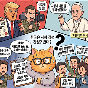 '총살형 집행 생중계' 트럼프의 질주 vs 교황의 비판...'사형' 어떻게 볼 것인가?