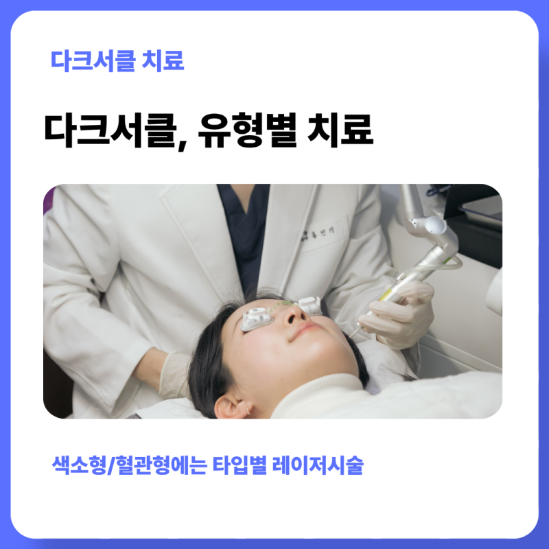 다크서클 원인 4가지, 유형마다 치료가 다릅니다 . 관양동 다크서클 치료