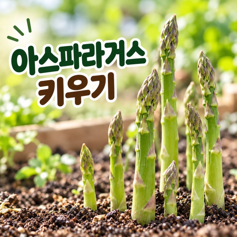 아스파라거스 키우기 모종 심는 시기부터 물주기 수확시기까지