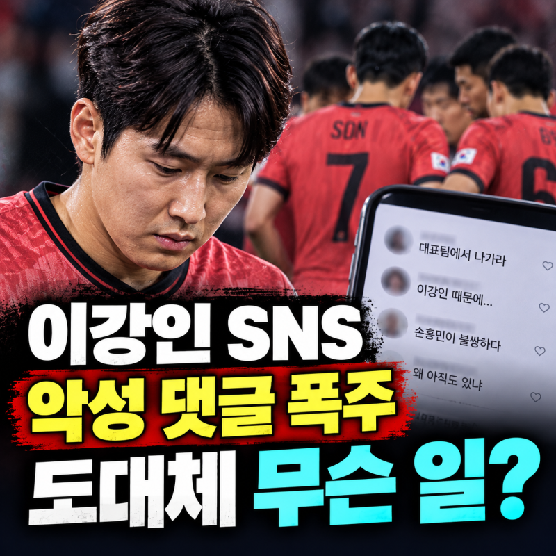이강인 SNS 결국 악플 폭주…손흥민까지 소환된 뜻밖의 이유