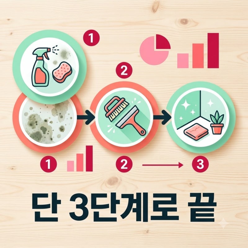 베란다 곰팡이 제거방법, 락스로 닦아내면 해결될까
