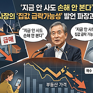 "지금 안 사도 손해 안 본다" LH 사장의 '집값 급락 가능성' 발언 파장과 향후 전망