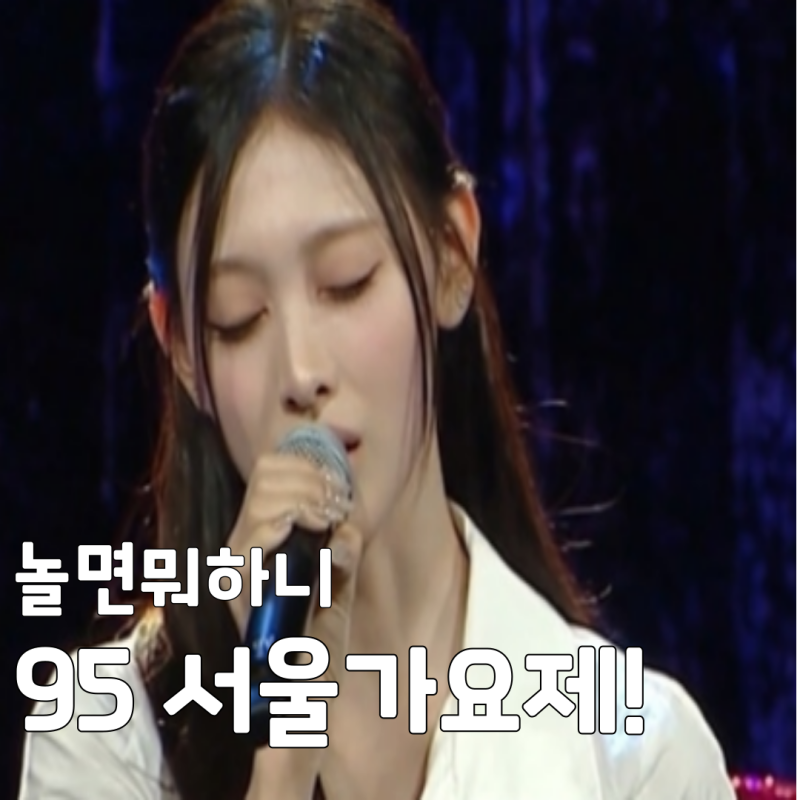 놀면뭐하니 95 서울가요제 안방에서 즐기는 레트로 축제 라인업 및 정체 추측 총정리