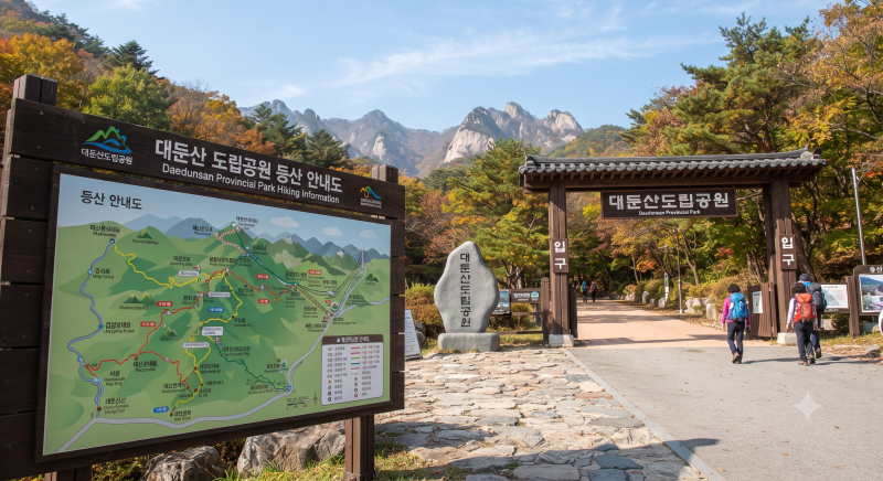 [대둔산 등산코스 추천] 초보자도 가능한 마천대 최단코스 주차장 및 소요시간 정리