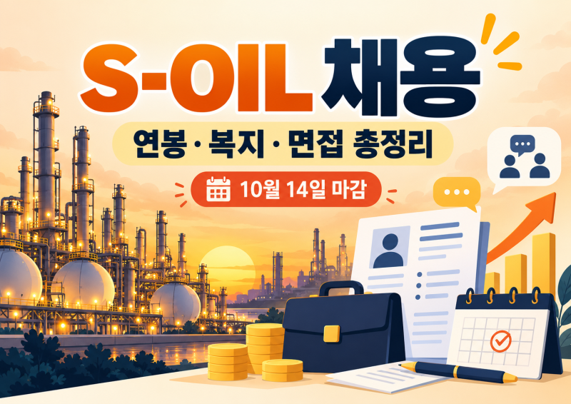 S-OIL 2026 신입사원 채용, 연봉·복지·지원자격·실제 면접 후기 총정리