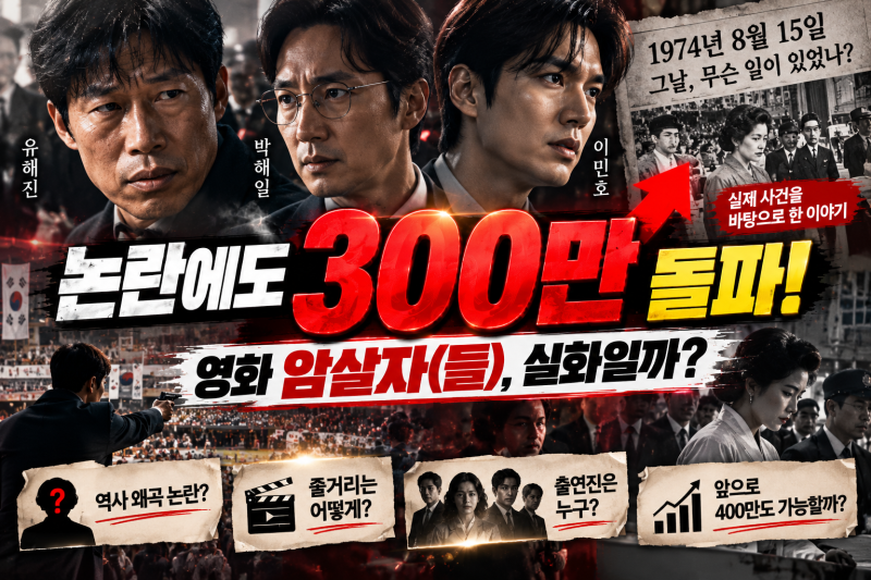 영화 '암살자(들)' 300만 돌파! 줄거리·출연진·실화·역사 왜곡 논란 총정리