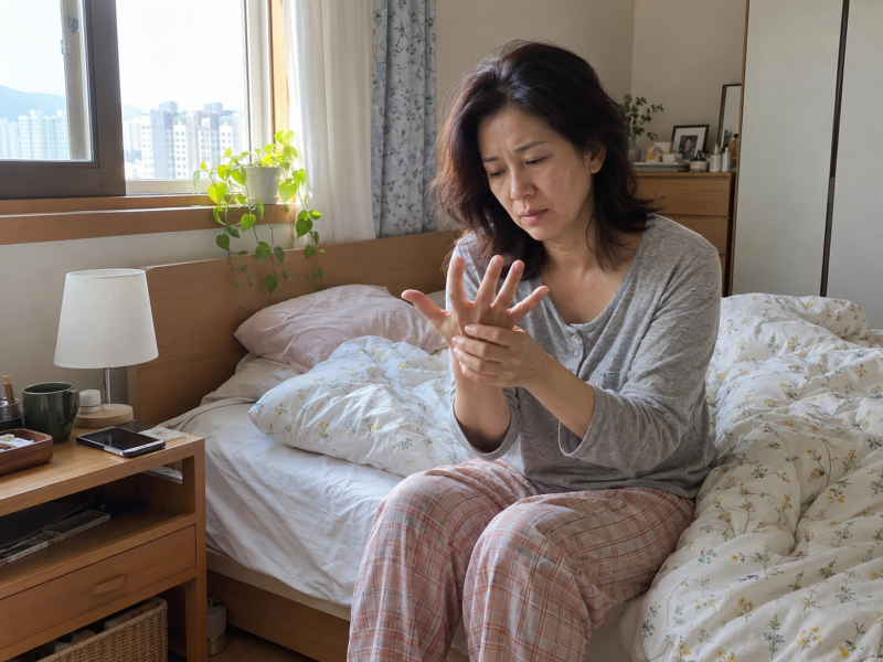 아침에 손가락 뻣뻣한 이유 퇴행성 관절염 류마티스 관절염