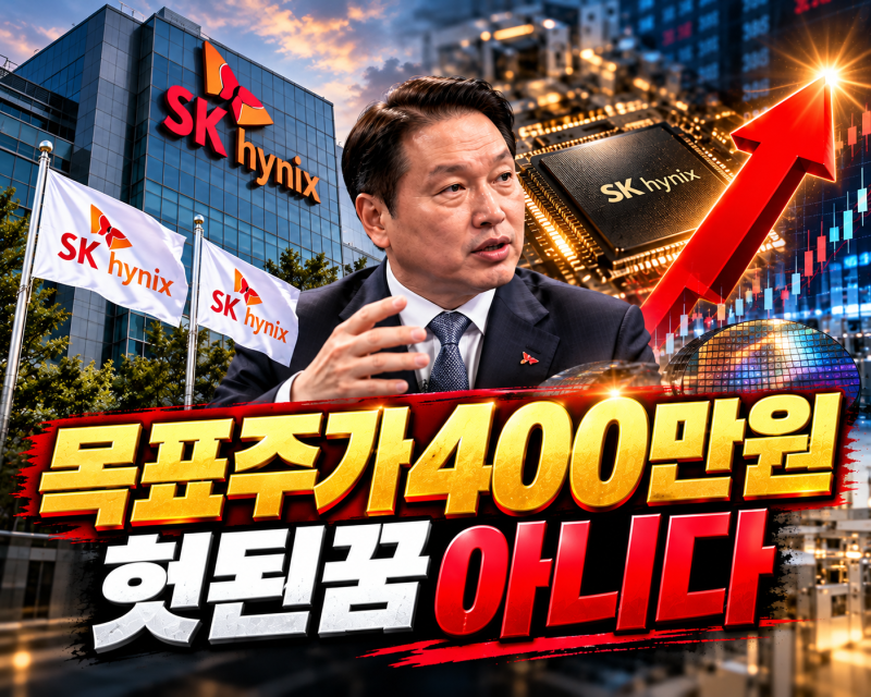 '헛 꿈 아닌' SK하이닉스주가 400만원 간다는 근거