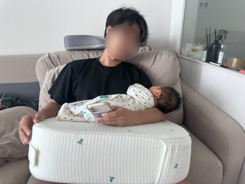 모유수유 수유쿠션 베이비스텔라 15cm 내돈내산 2개월 사용 후기