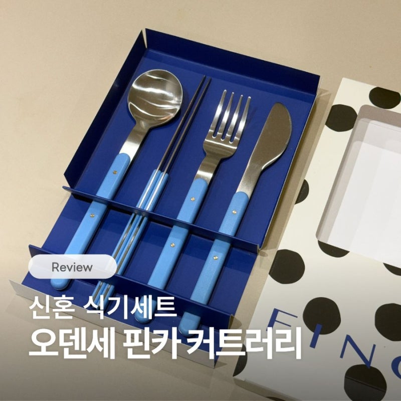 신혼부부 수저세트 추천 핀카 X 오덴세 예쁜 커트러리