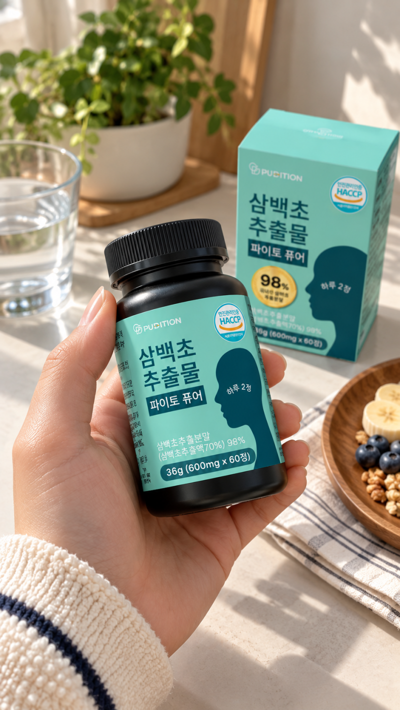 삼백초 추출물 효능 비염 때문에 알아보다 선택한 98% 제품