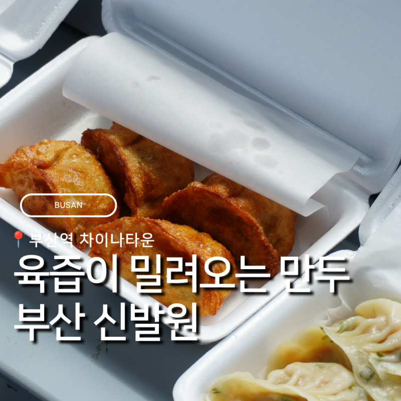 부산역 차이나타운 신발원 외전 전국구 탑티어 만두 맛집의 육즙이란!!(크루즈 탑승 내내 생....