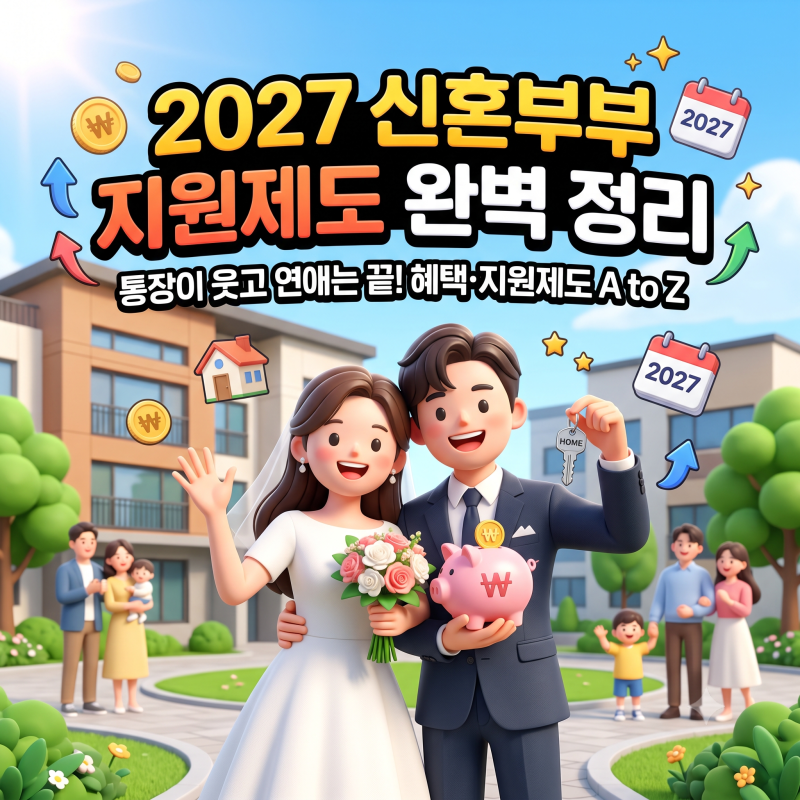 2027년 신혼부부 지원제도 완벽 가이드