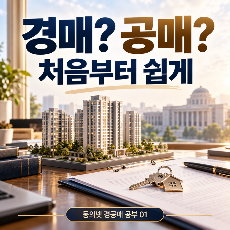 경공매란 무엇인가? 부동산 경매와 공매의 뜻부터 차이까지