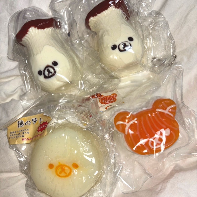 말랑이 중독일지 | 무락쿠마 / 송이버섯쿠마 / 연어초밥쿠마 말랑이 | 봉만말 꺼만말 로만말 ....