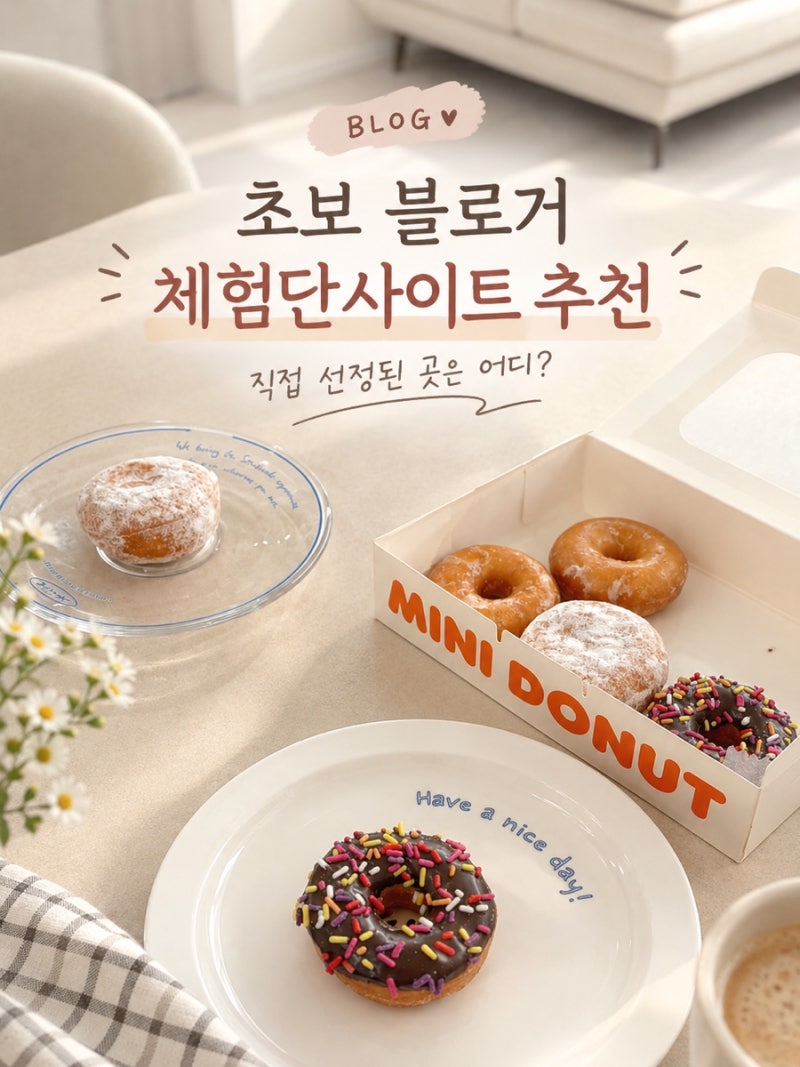 초보블로거 체험단 사이트 6곳 추천ㅣ방문자수 100이하부터 선정된 후기