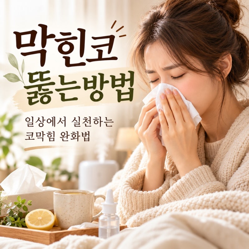 막힌코뚫는방법 5가지, 코막힘 빨리 해결하는 법과 코세척 주의사항