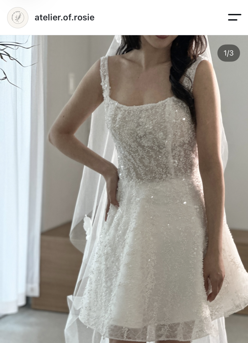 [웨딩촬영] 웨딩촬영용 미니드레스 대여 ♀️
