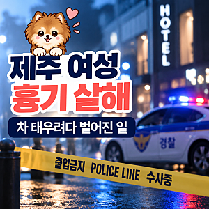 제주 여성 흉기 살해, 차 태우려다 벌어진 일…스마트워치도 못 지켰다