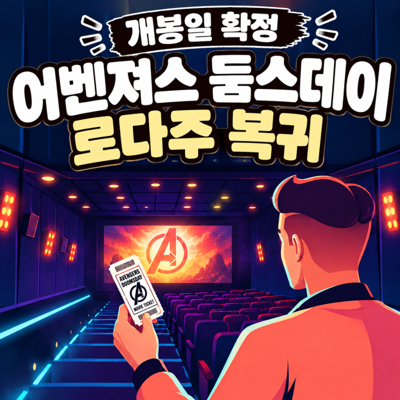 어벤져스 둠스데이 개봉일 확정! 로다주 복귀와 관전 포인트 정리
