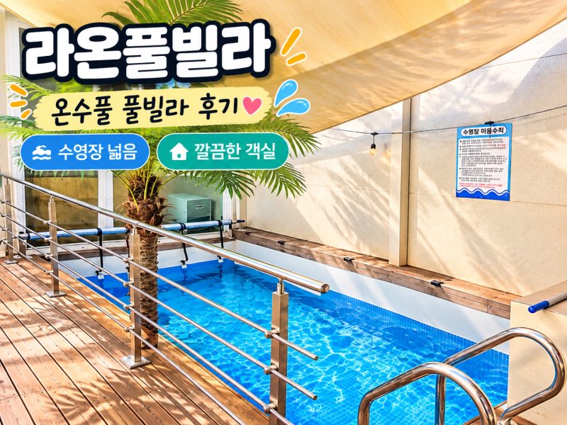 청주 풀빌라 라온풀빌라 솔후기｜따뜻한 온수풀부터 다이슨·고양이까지