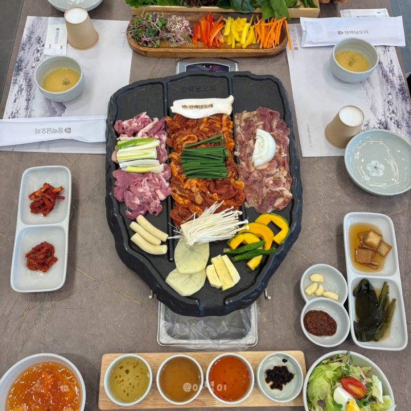 광안리 데이트 맛집 추천 단체모임으로 좋은 오리고기 핫플 정백담