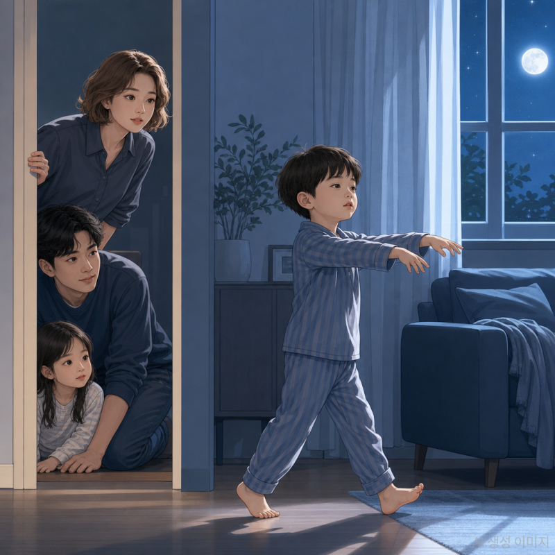 아이의 몽유병도 진료가 필요한가요?