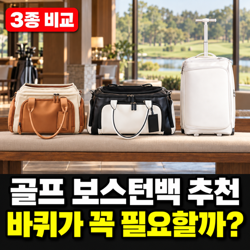 골프 보스턴백 추천 3종 비교! 2만원 더 쓰기 전에 볼 신발칸