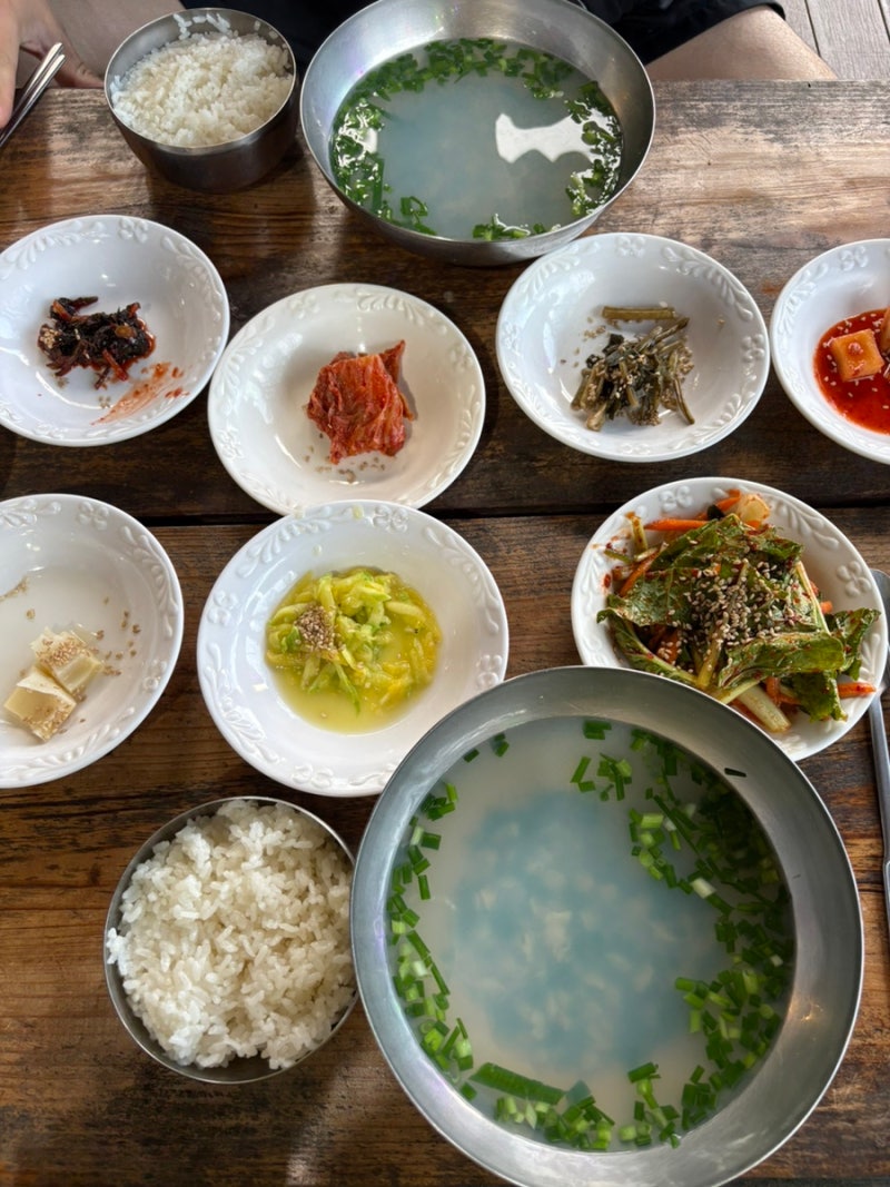 하동 여행 중 우연히 방문한 블루리본 맛집 [삼성궁600m, 30년전통 계곡산장] 애견동반 가능