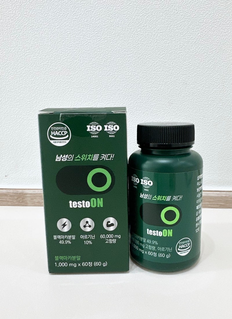 남성영양제 추천 ㅣ 바른남자연구소 테스토온 블랙마카 아르기닌, 남성 활력 관리 영양제 소....