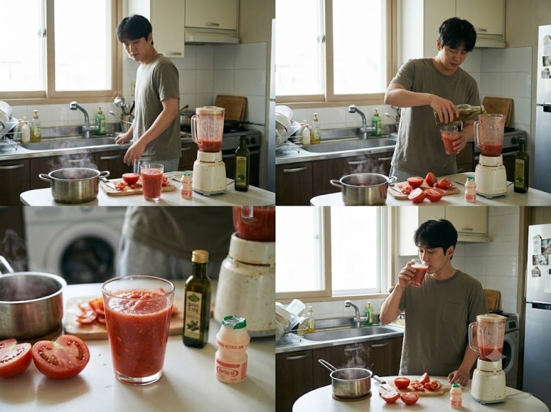 건강 레시피] 나혼산 이주승 토마토주스 만들기: 영양 흡수율을 극대화하는 비법과 섭취 꿀....