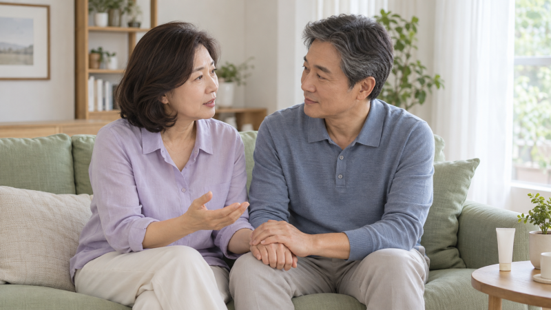 중년 부부 성교통과 갱년기 질건조증, 호르몬제 전 수용성 윤활제 선택 기준