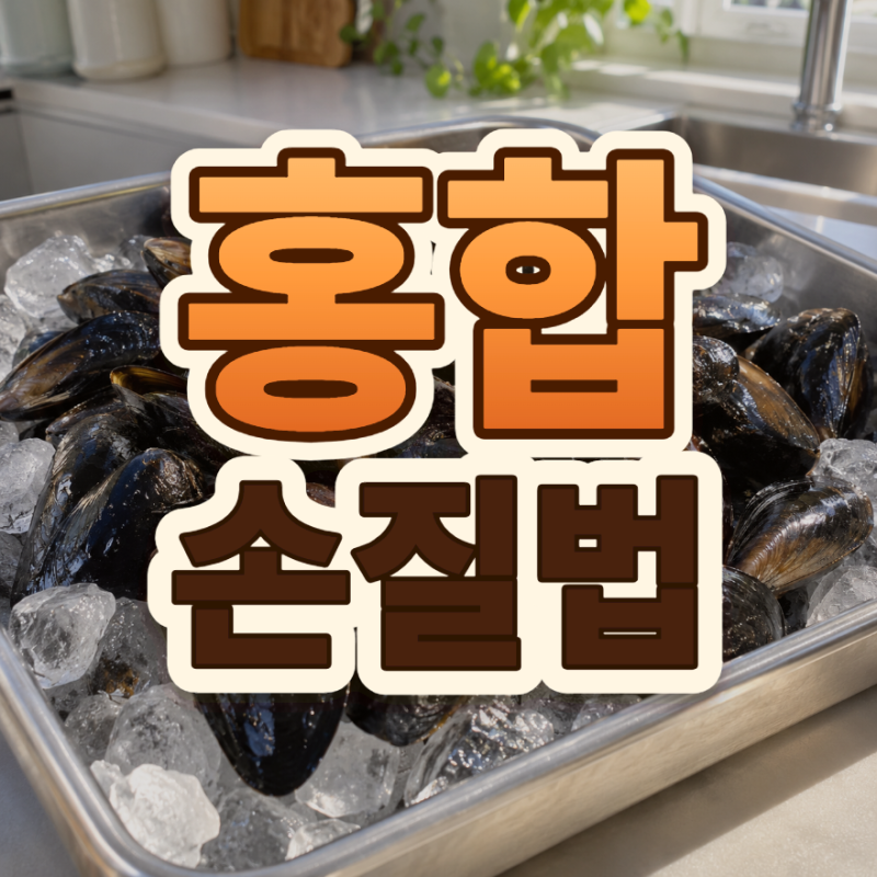 가을 홍합 손질법, 수염 떼는 방향부터 시원한 홍합탕까지