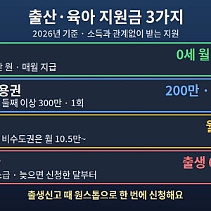 2026 부모급여·첫만남이용권·아동수당 총정리: 얼마를 언제까지 신청해야 받을까 (10월 12일 ....