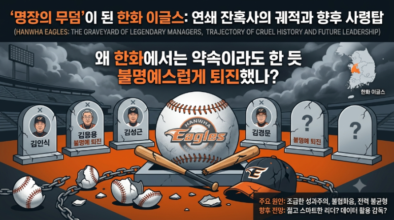 또 다시 국내명장 감독의 마지막 목적지가 된 한화 이글스