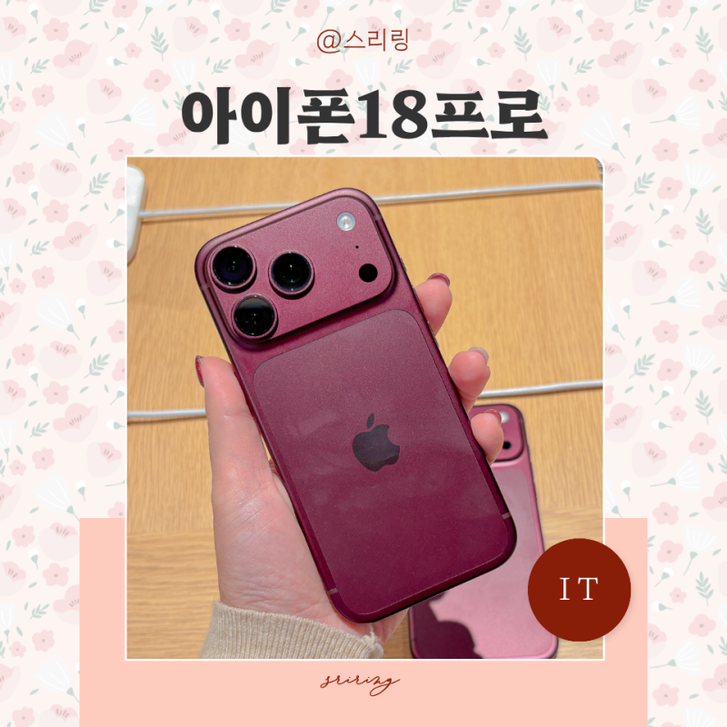 아이폰18프로 프로맥스 실물 후기 색상 가격 KT 다이렉트샵 혜택 정리