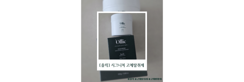 올릭 시그니처 고체 탈취제 후기, 액체방향제 대신 선택한 이유