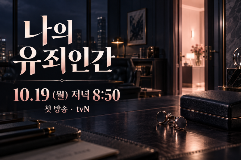 나의 유죄인간 첫 방송 언제? 10월 19일 tvN 시간·임시완 설인아 배역