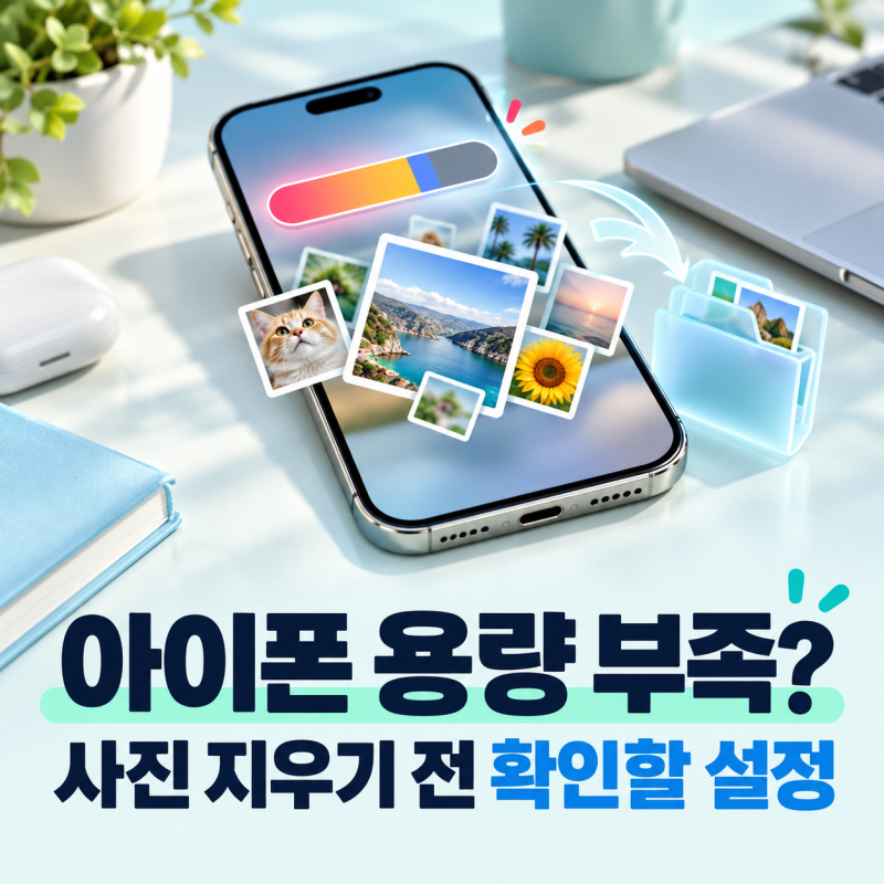 아이폰 저장공간 부족? 사진 지우기 전에 확인할 설정｜앱 정리·iCloud·다운로드 관리법