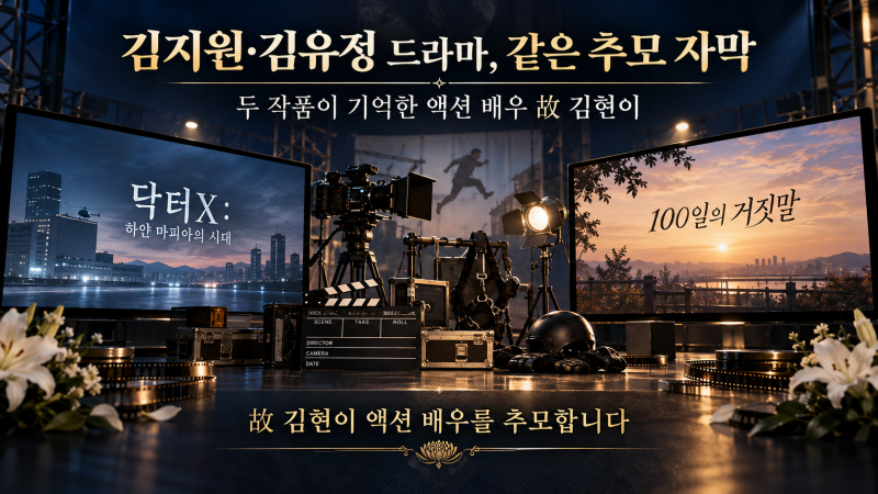 故 김현이는 누구? 김지원 김유정 드라마 첫방 엔딩에 같은 추모 자막
