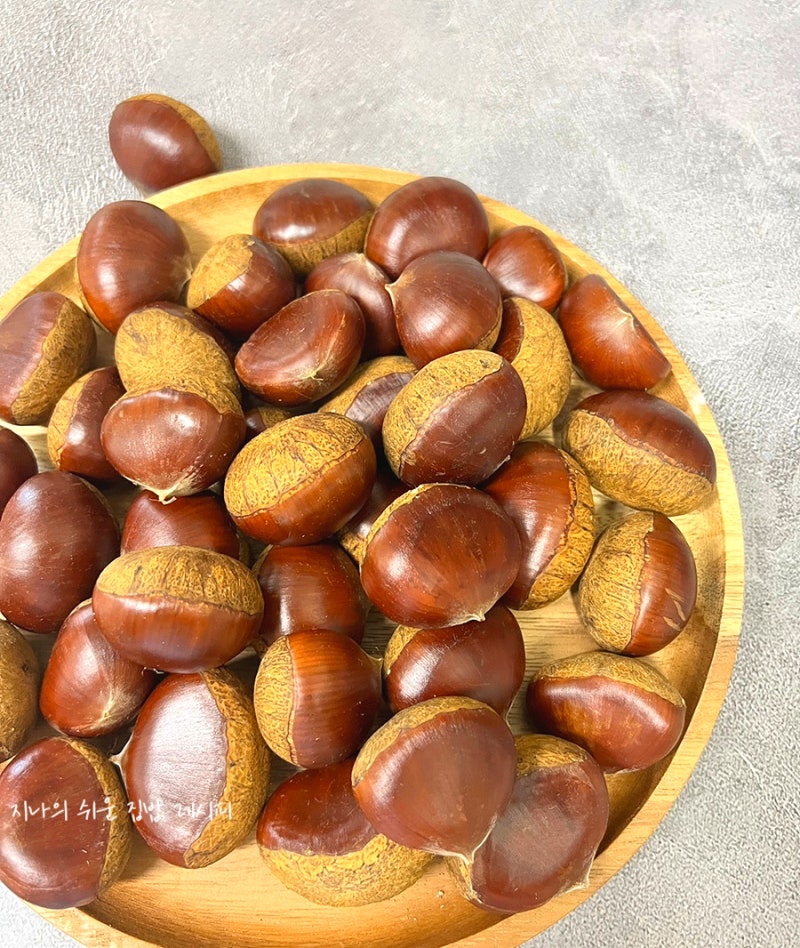 밤 보관법, 처음 손질만 잘해도 오래 두고 먹어요.