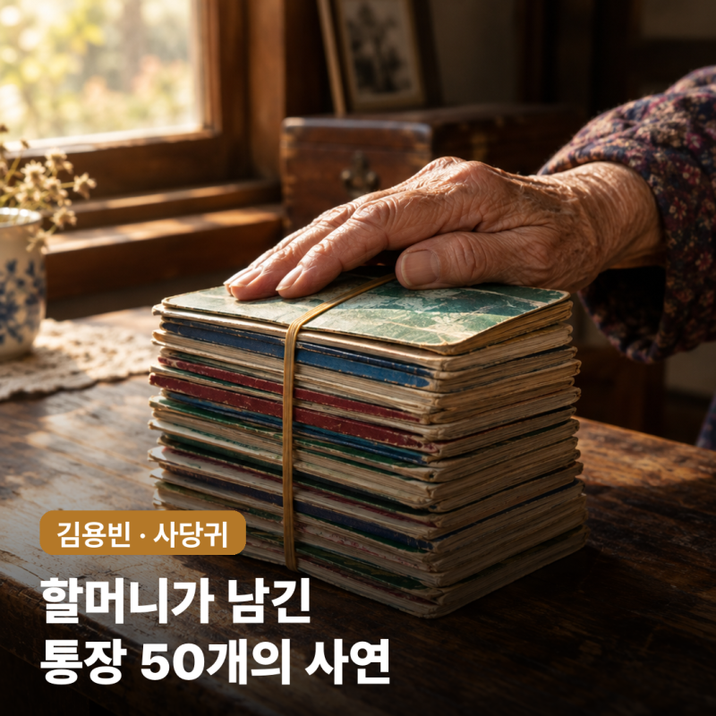 할머니가 한 푼도 안 쓰고 남긴 통장 50개.. 김연자가 "제일 안타깝다"고 한 이유 | 김용빈 사....