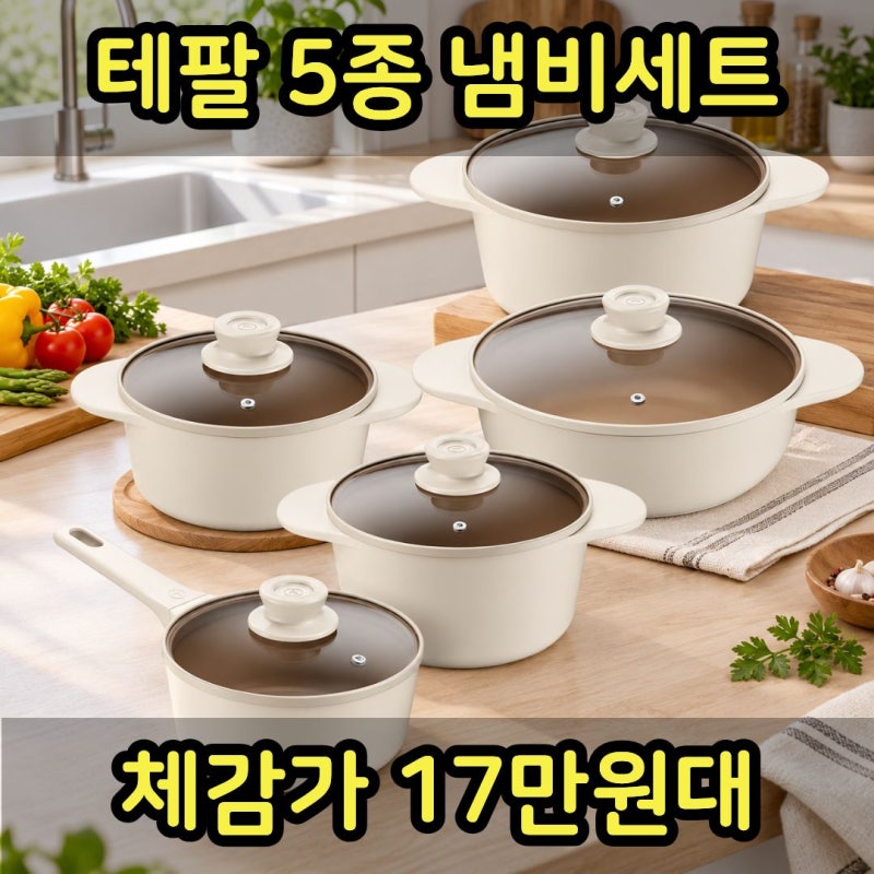 테팔 인덕션용 5종 주물 세라믹 냄비세트 편수 양수 뜻 가격 할인 최저가 추천