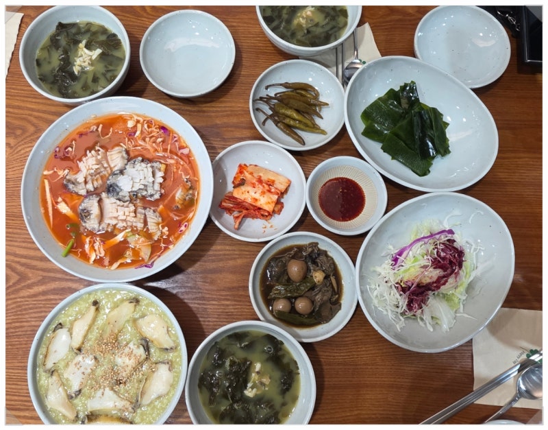 부천 전복전문점 남북식당 은영씨의 꽃피는 바다