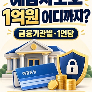 예금자보호 1억원 정확히 어디까지?｜은행별 계산·CMA·IRP·ISA 주의사항