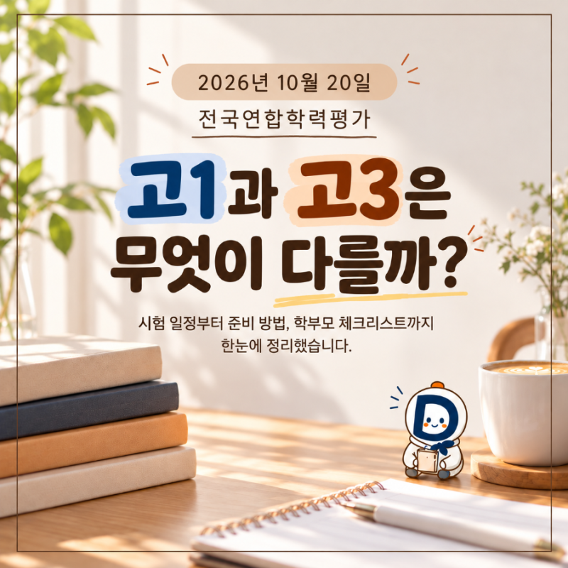 2026년 10월 모의고사 일정 총정리｜고1·고3 준비 방법과 학부모 체크리스트