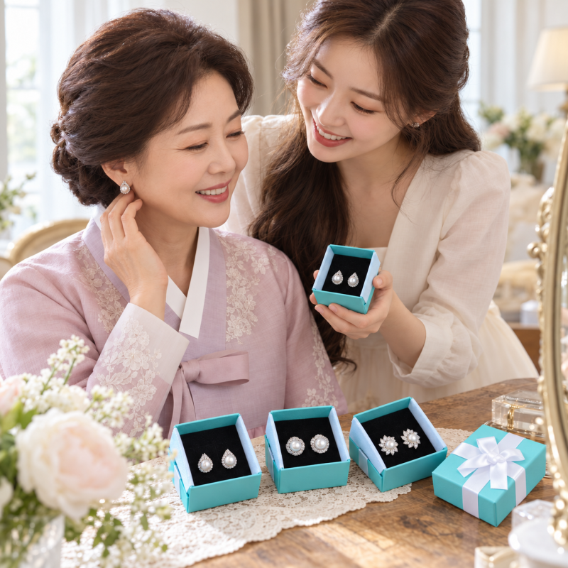 혼주 한복까지 골랐다면, 마지막으로 챙겨야 할 혼주 귀걸이