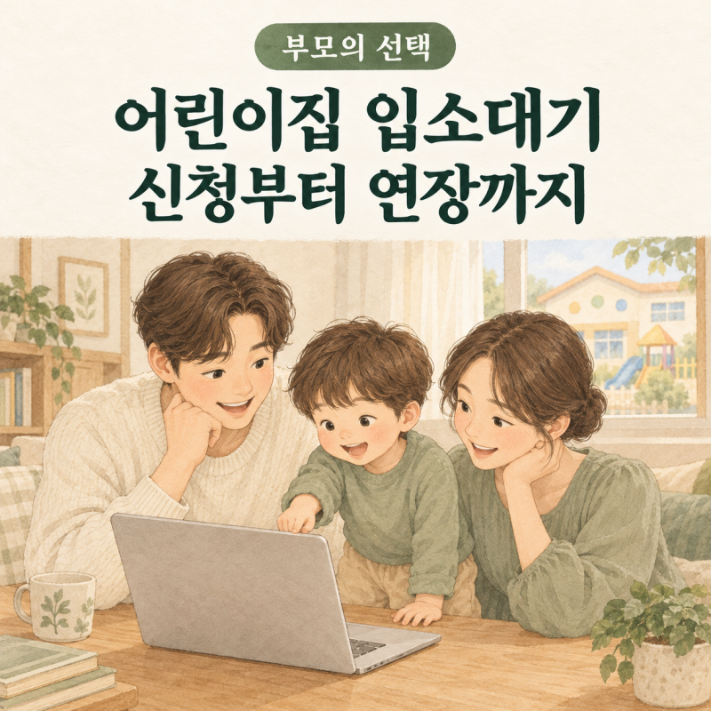 어린이집 입소대기 신청 방법, 몇 곳까지·우선순위·입소 확정 뒤 연장 정리