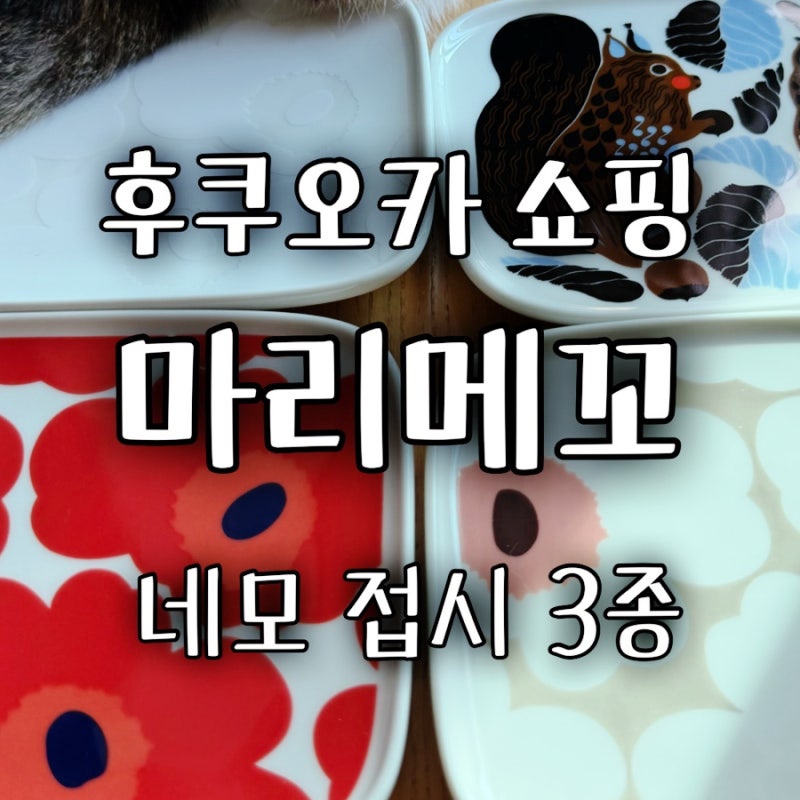 [후쿠오카 쇼핑] 마리메꼬 신상 그릇 면세 가격 비교 (위치 텐진 VIORO 5층)