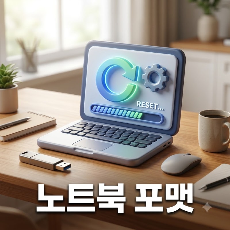 노트북 포맷하는 방법, 삼성, lg, 레노버